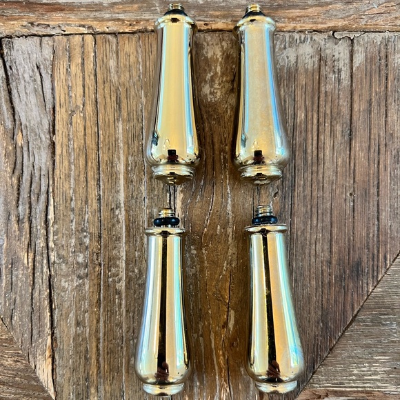 Moen polished brass faucet handles two sets of two - Picture 1 of 1